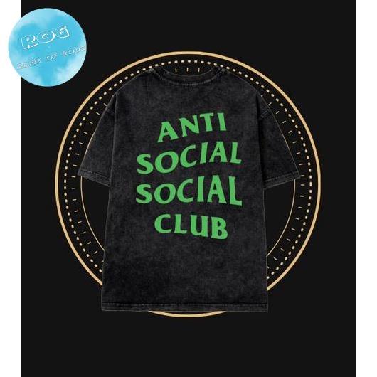 Áo thun Unisex Anti Social Soical Club Bassic Xanh Lá