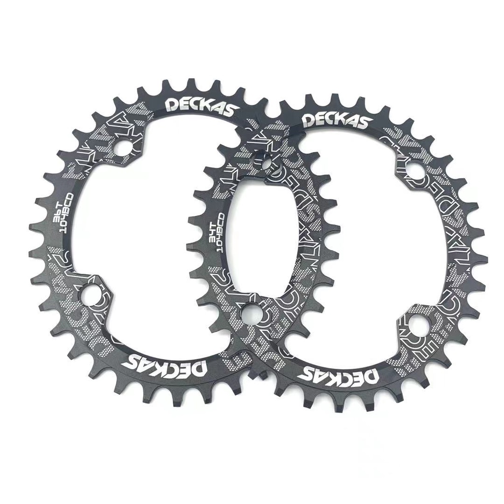 Deckas 104BCD Tròn Hình bầu dục Rộng Rộng Pedivela Shimano Xe đạp leo núi 32T 34T 36T 38T Bộ trục khuỷu Bộ phận đĩa răng đơn