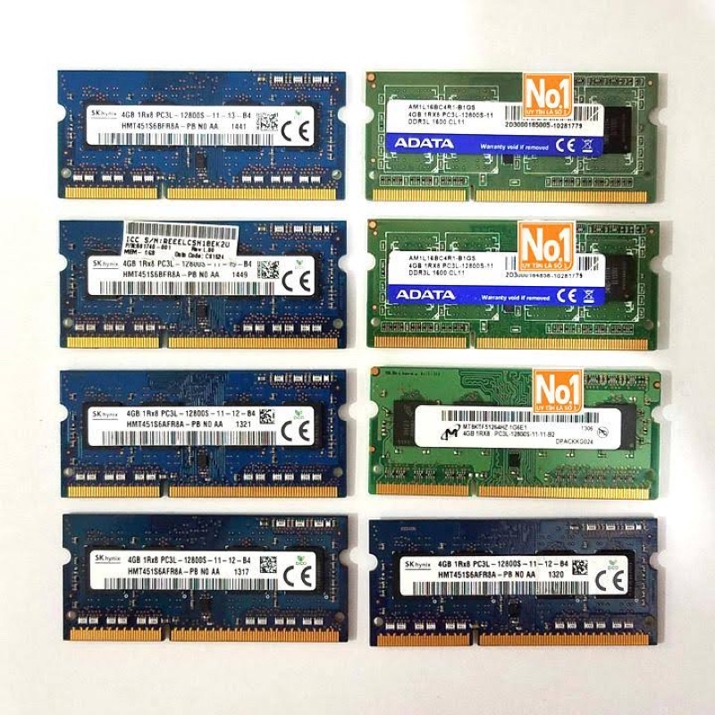 Ram PC3L ddr3 2gb 4gb cho laptop pc