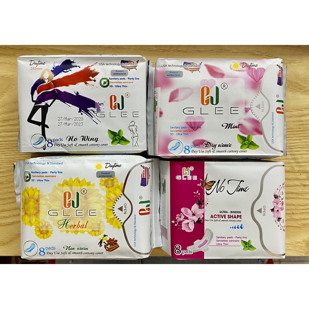 Băng vệ sinh GJ glee thảo dược USA