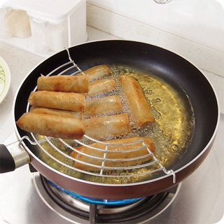 Vỉ gác chảo chiên rán dầu mỡ loại dày bằng inox