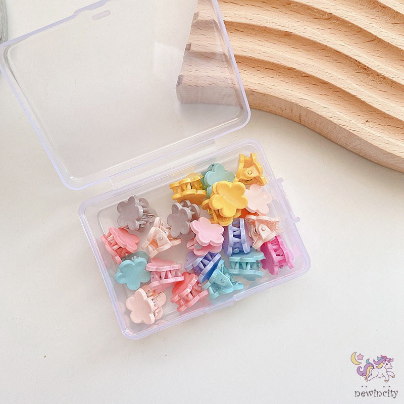 Bộ 20 cái kẹp tóc màu kẹo ngọt ngào thời trang Hàn Quốc cho bé gái
