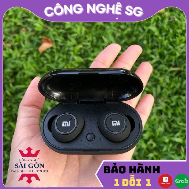 Tai nghe blutooth MI🌟 FREE SHIP🌟 - Tai nghe AirDots Redmie Đen True Wireless Công Nghệ 5.0