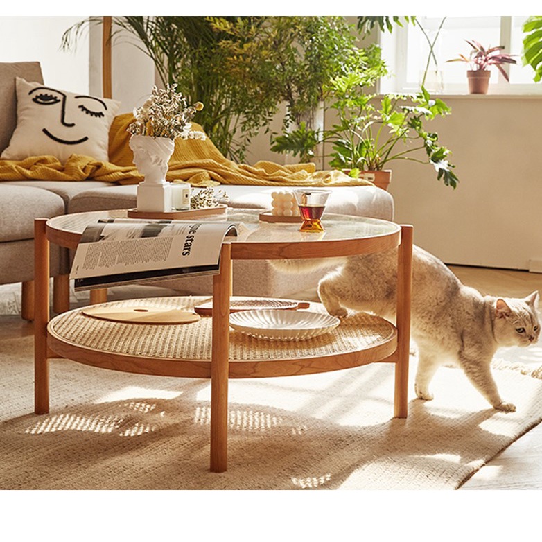 Thảm trải sàn cozy màu kem - thảm trải dày basic đủ size