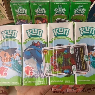 Lốc 4 hộp sữa Kun 180ml