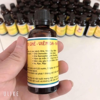 Xịt trị ghẻ, nấm, ve, rận chó mèo