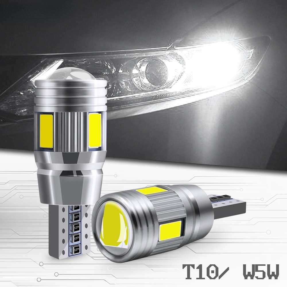 1 Bóng Đèn LED 194 W5W 24-SMD 4014 Thay Thế Cho Xe Hơi