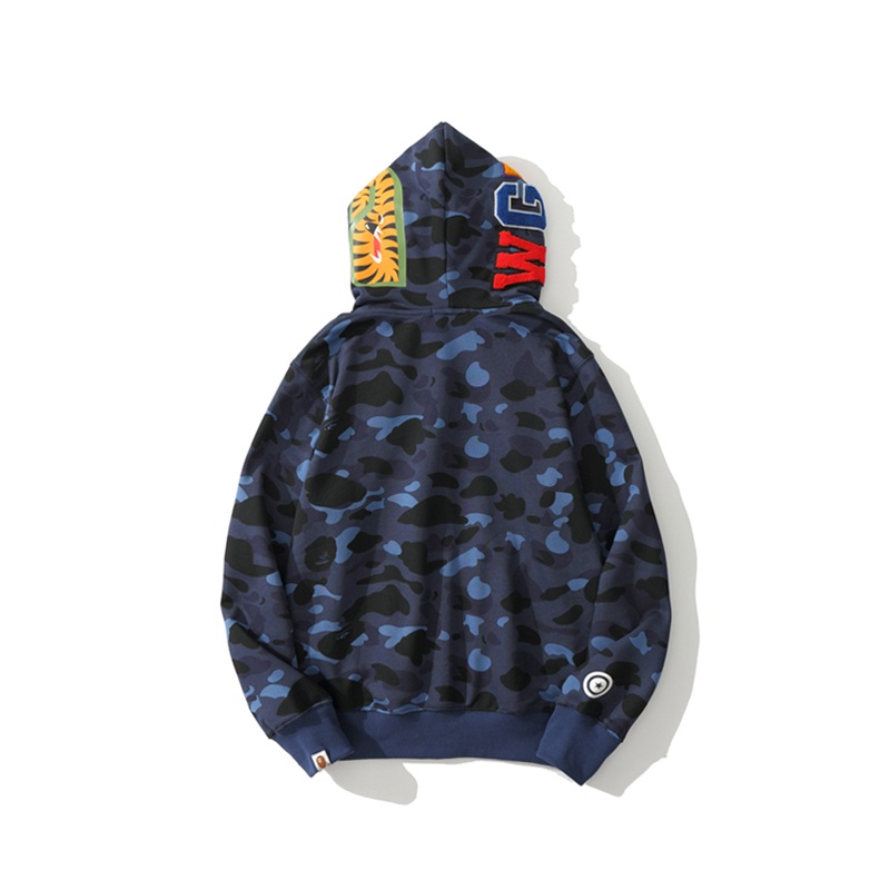 [Ảnh Thật + Video] Áo Jacket Bape 2 mũ ss2021