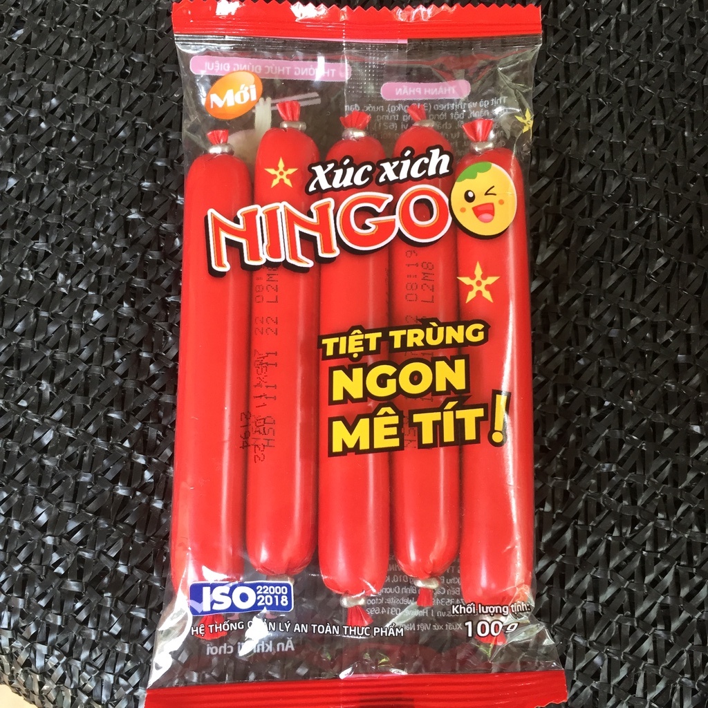 XÚC XÍCH DINH DƯỠNG ĂN LIỀN GÓI 5 CÂY/BỊCH - THƠM NGON - LOẠI ĐẶC BIỆT