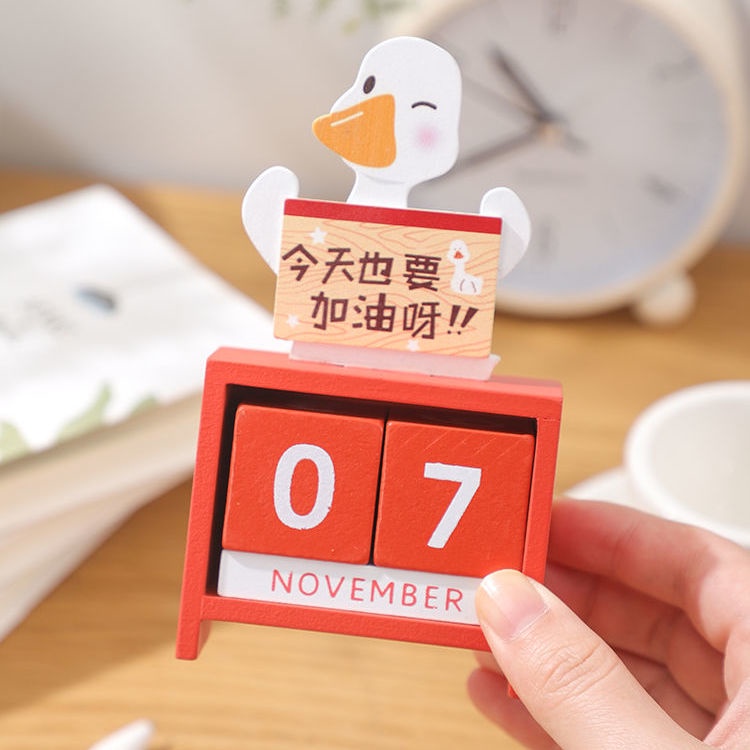 1 Lịch Để Bàn Bằng Gỗ Chất Lượng Cao Sáng Tạo DIY