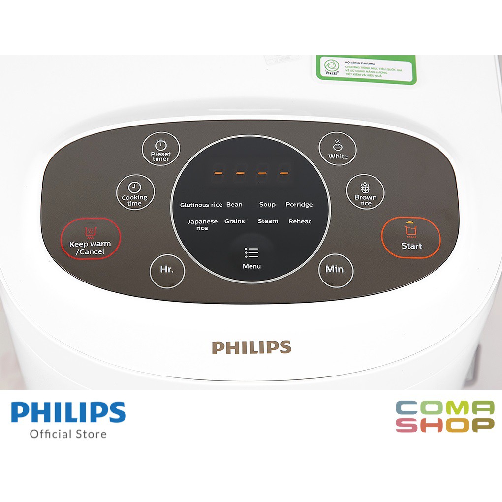 HD4533 - NỒI CƠM ĐIỆN TỬ PHILIPS 1.8 LÍT - BẢO HÀNH CHÍNH HÃNG 24 THÁNG TOÀN QUỐC