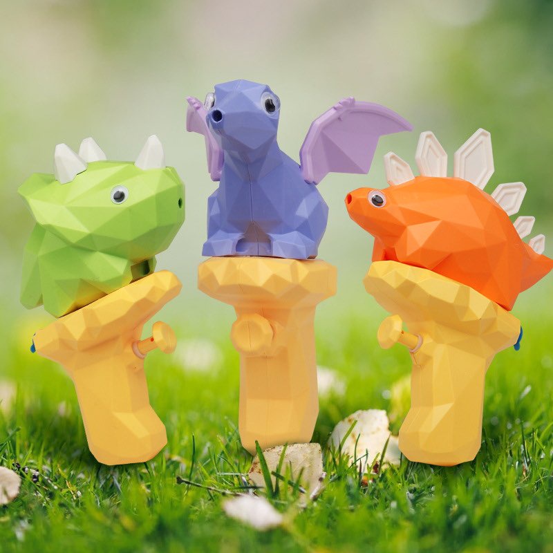 Súng Bắn Nước Đồ Chơi Cho Bé Hình Khủng Long Dễ Thương Súng Phun Nước Cho Trẻ Nhiều Màu Sắc