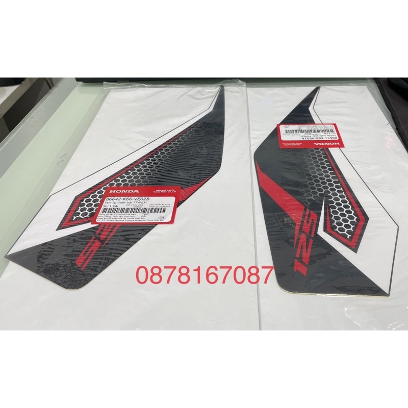 Tem Yếm AirBlade Đen bóng 2017-2018 CHÍNH HÃNG HONDA