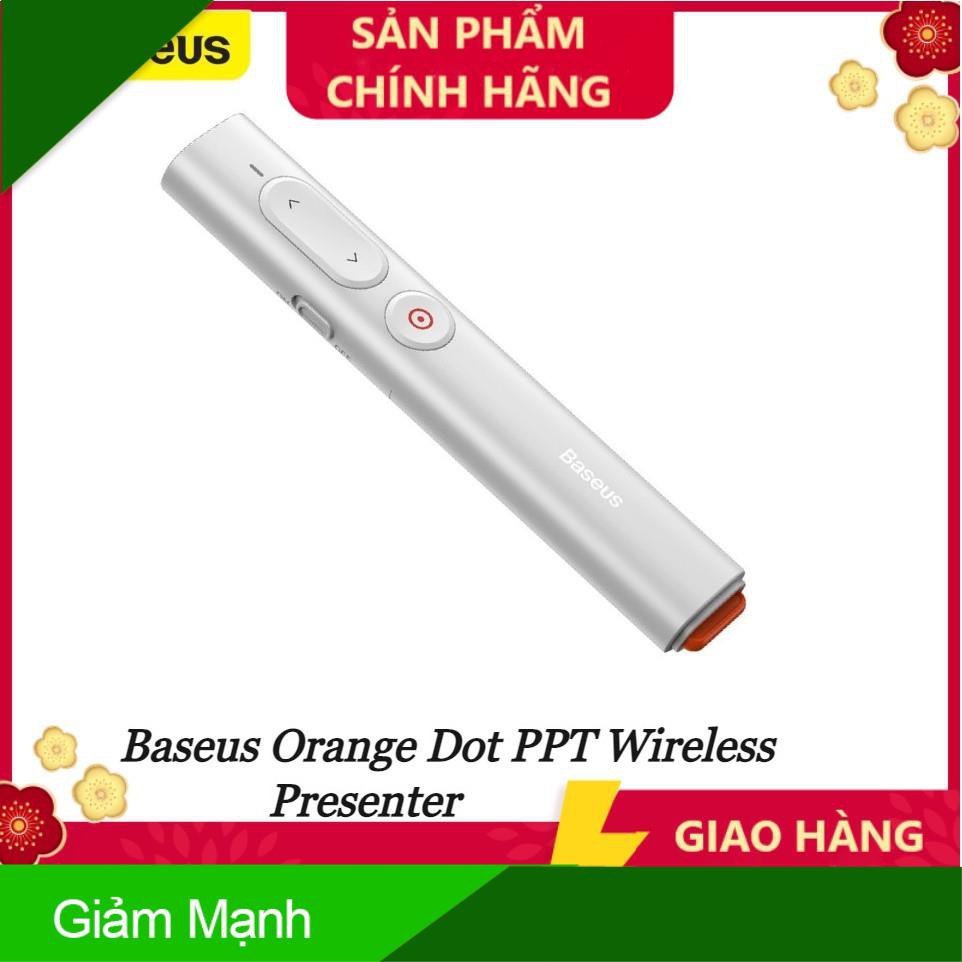 [ Hàng Hot ] Bút Laser trình chiếu Baseus Orange Dot PPT Wireless Presenter Youth  cho Laptop/ Macbook - Hàng chính hãng
