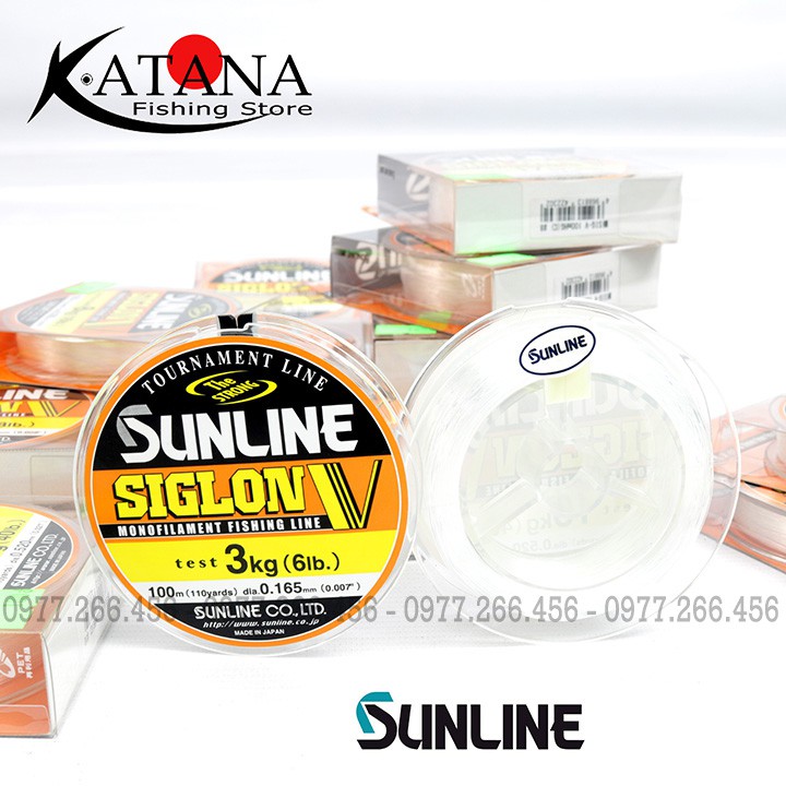 Cước Câu Chính Hãng SUNLINE - SIGLON V - Made In Japan