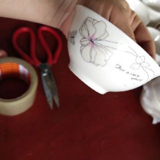 10 Chén chè nhỏ và chén chấm vuông