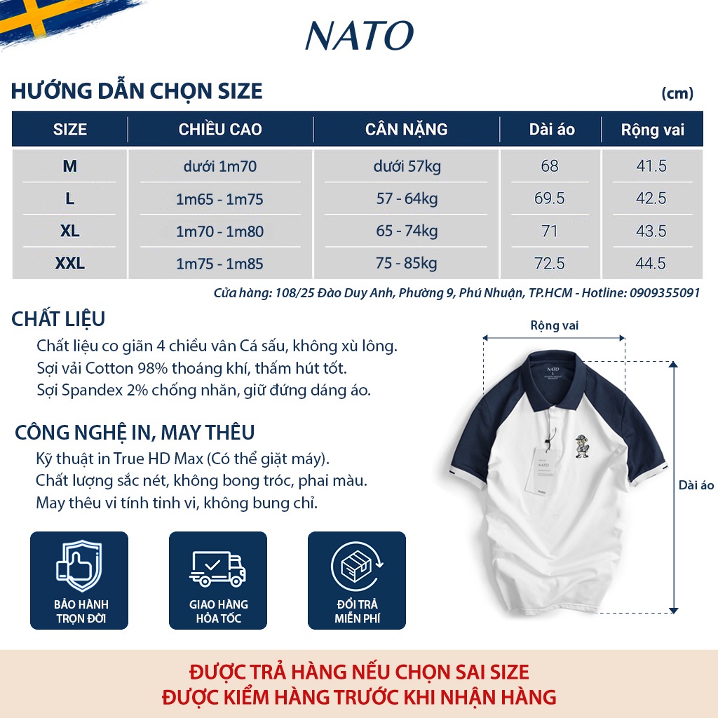 Áo Thun Polo Nam DLO Vải Cotton Cá Sấu Cao Cấp Basic Đẹp Tay Ngắn Có Cổ Màu Trắng Đen Đỏ Xanh Navy Trơn Họa Tiết NATO