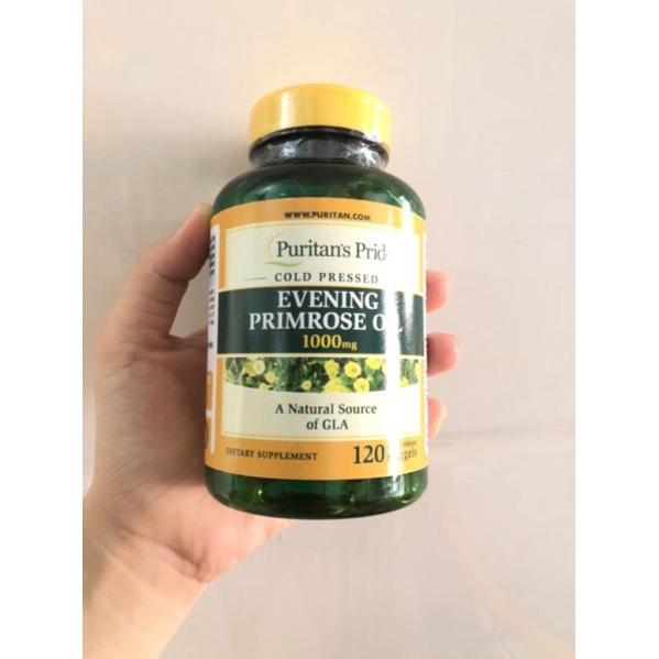 Tinh Dầu Hoa Anh Thảo Evening Primrose Oil 1000mg 120 Viên cân bằng hocmoon nữ của Mỹ