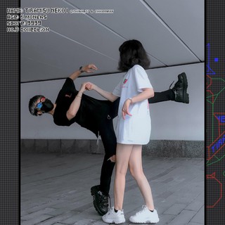 [TIRAMISU NEKO] READY PLAYER TWO - Áo thun Game ăn boss Mèo trắng