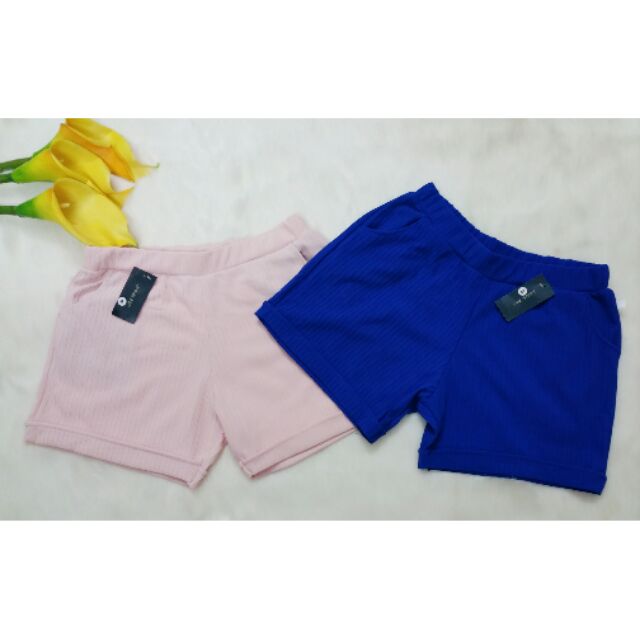 Quần sọt thun nữ mẫu xếp ly lưng chun đẹp