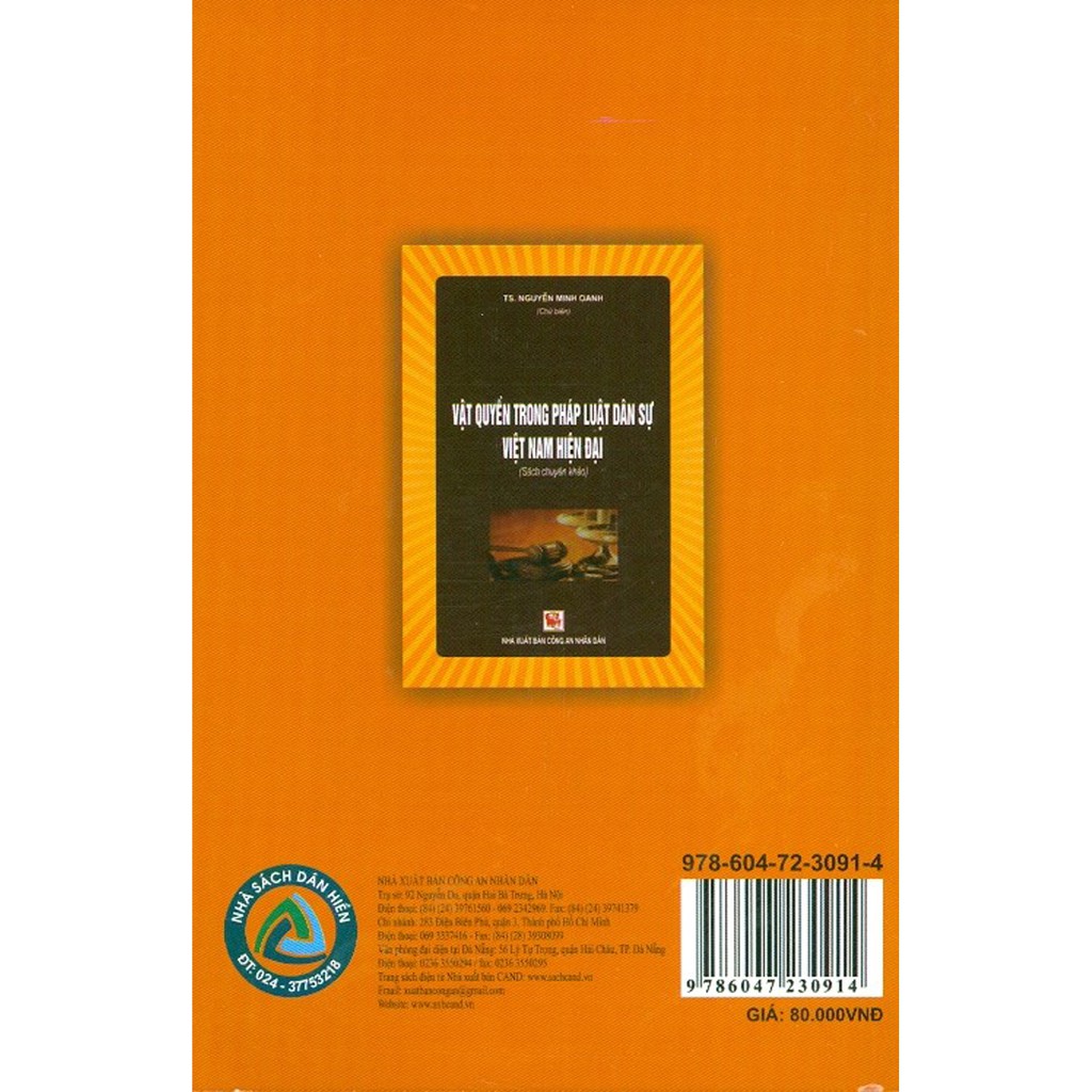 Sách - Vật Quyền Trong Pháp Luật Dân Sự Việt Nam Hiện Đại (Sách Chuyên Khảo)