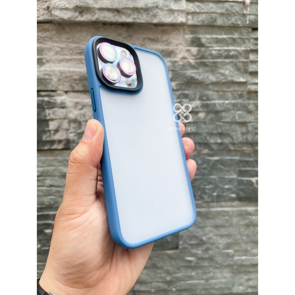 Likgus Matte Classic ốp lưng nhám viền sierra blue