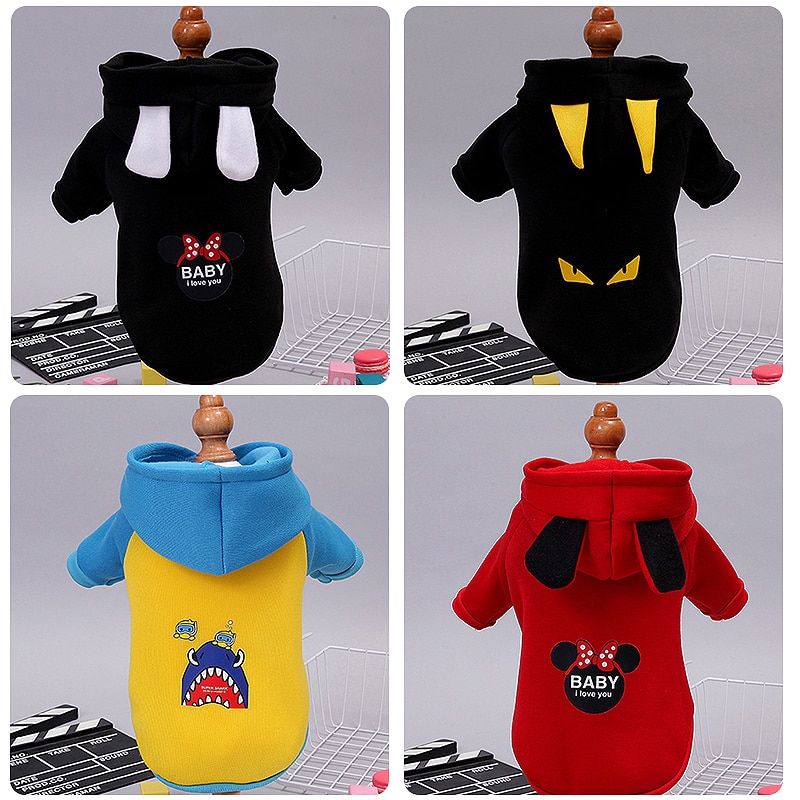 Áo khoác có đệm lót họa tiết in ấn thời trang mùa đông dành cho thú cưng