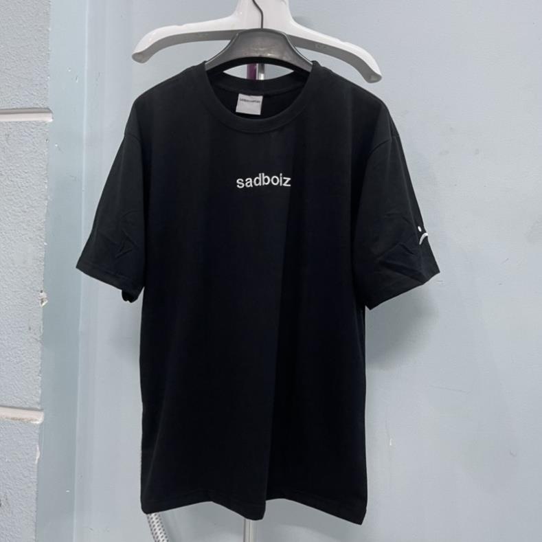 Áo thun sad boiz signature hình thêu mặt cười nam nữ full TAHAYA SHOP
