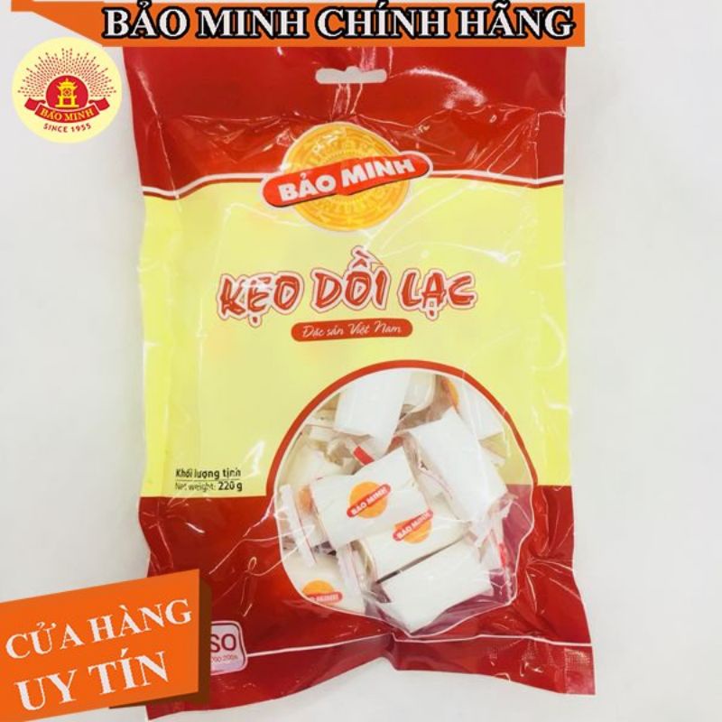 Kẹo dồi lạc Bảo Minh- kẹo tuổi thơ