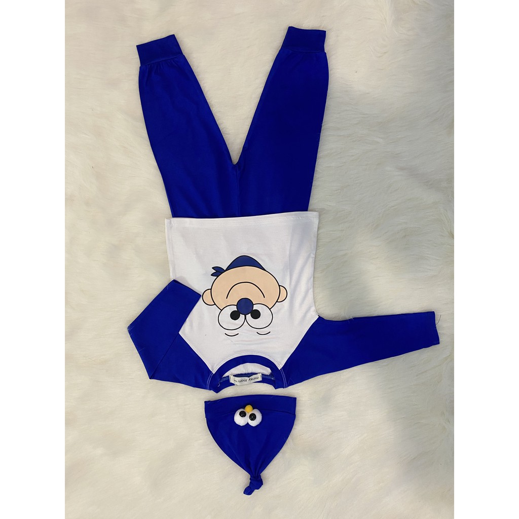[Giảm Giá] Bộ Nón Tói Có Mắt Ngộ Nghĩnh Minky Mom