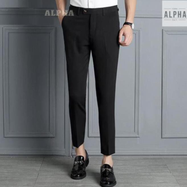 Quần âu nam đẹp dáng côn năng động, vải co giãn 4 chiều, phù hợp đi làm công sở, đi học