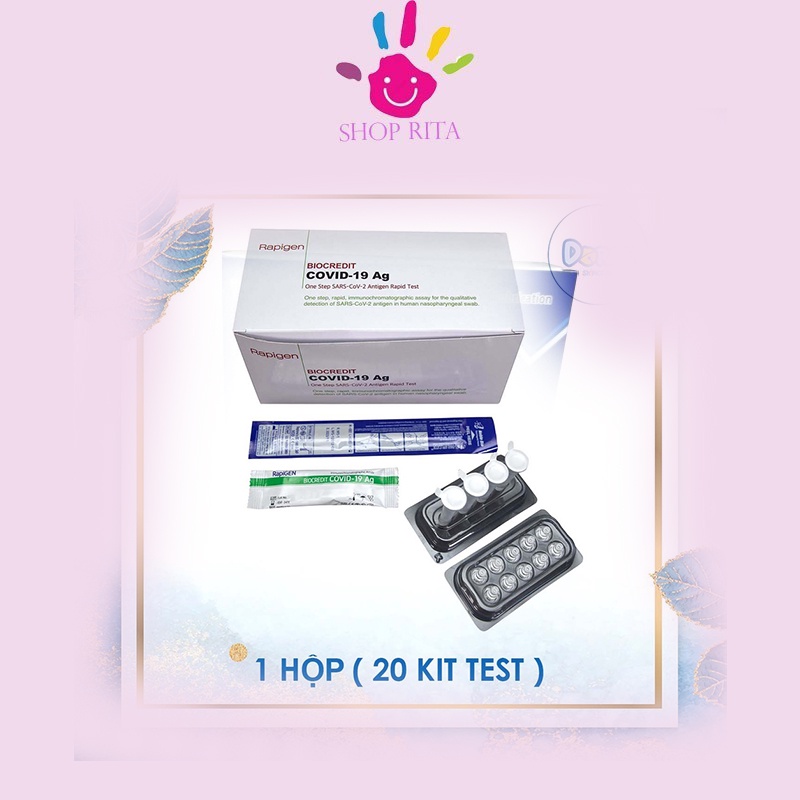 ✅[sỉ] Kit test nhanh Covid-19 BioCredit Ag Hàn Quốc Nhập Khẩu Chính Hãng