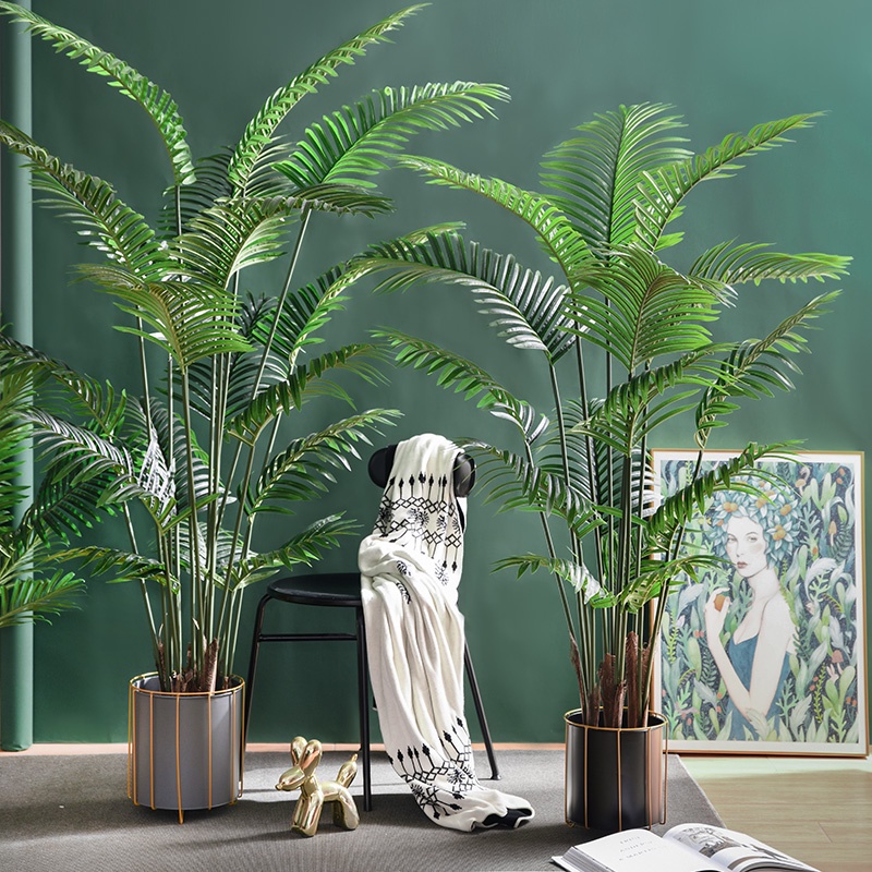 Cây giả, Cây Dừa cảnh 200cm - Cây giả Decor trang trí nhà cửa nội thất phòng khách, phòng ngủ