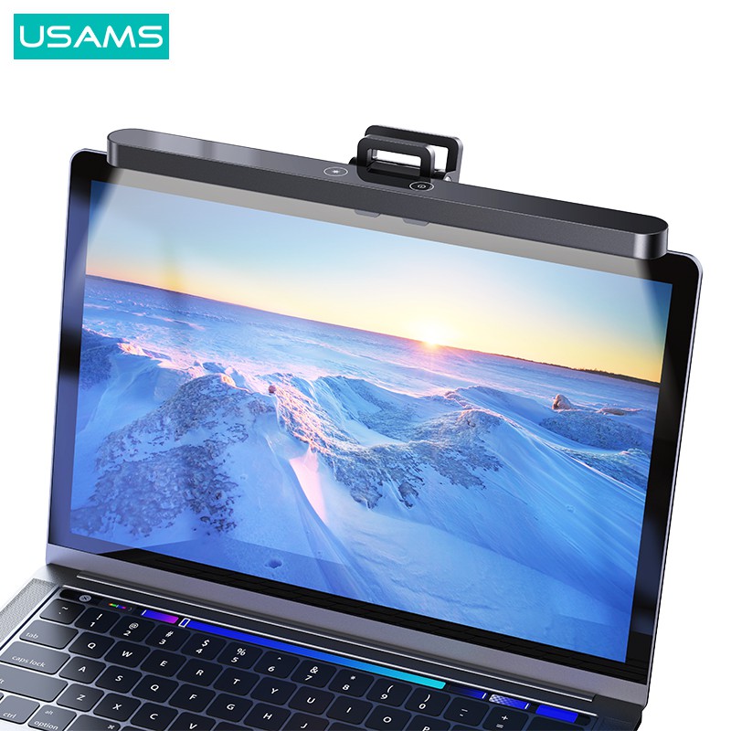 [Mã LIFEHLDEC giảm 10% đơn 99k] Đèn LED USAMS Chiếu Sáng Treo Màn Hình Máy Tính/Notebook/Laptop