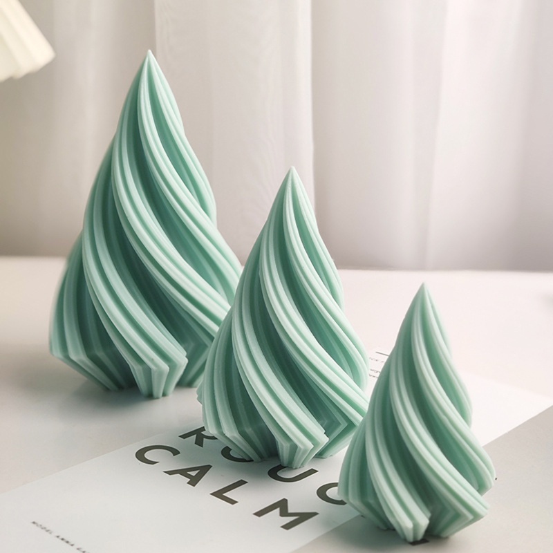 Khuôn Silicone Tạo Hình Làm Nến Hình Nón 3D DIY