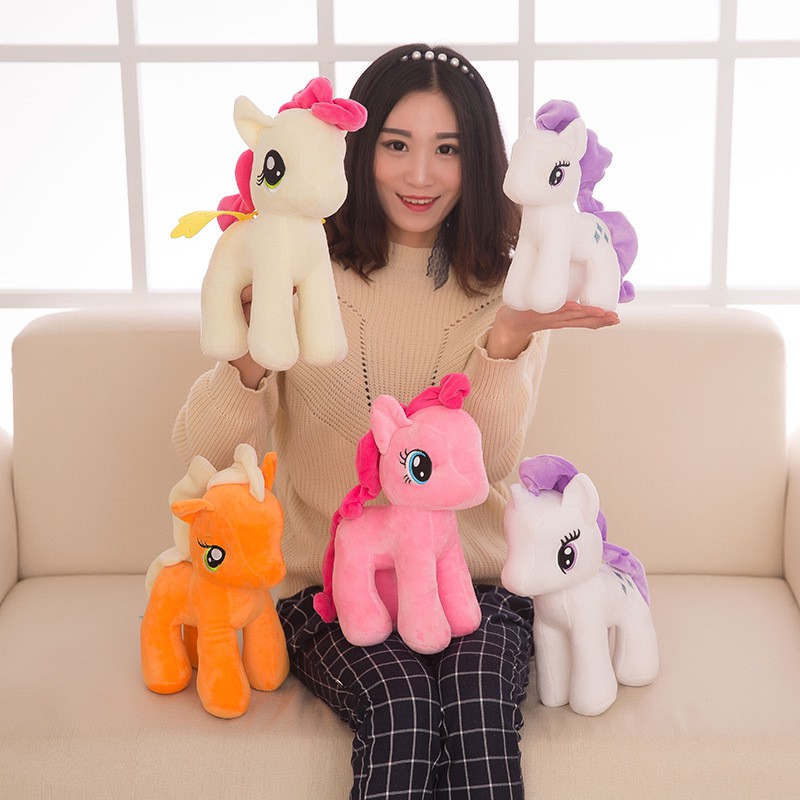 Thú nhồi bông hình con ngựa Pony mềm 20cm