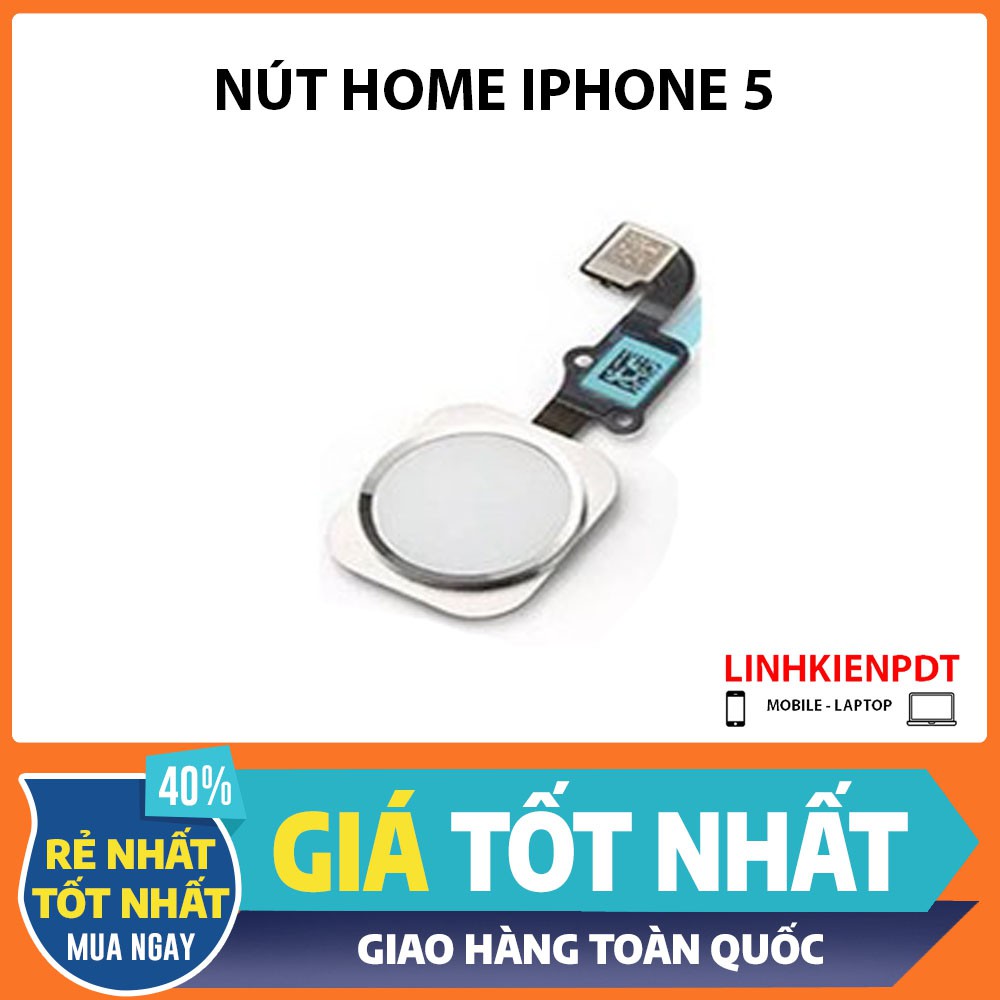 Nút HOME IPHONE 5 Trắng