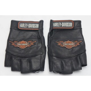Găng tay da phong cách Harley Davidson
