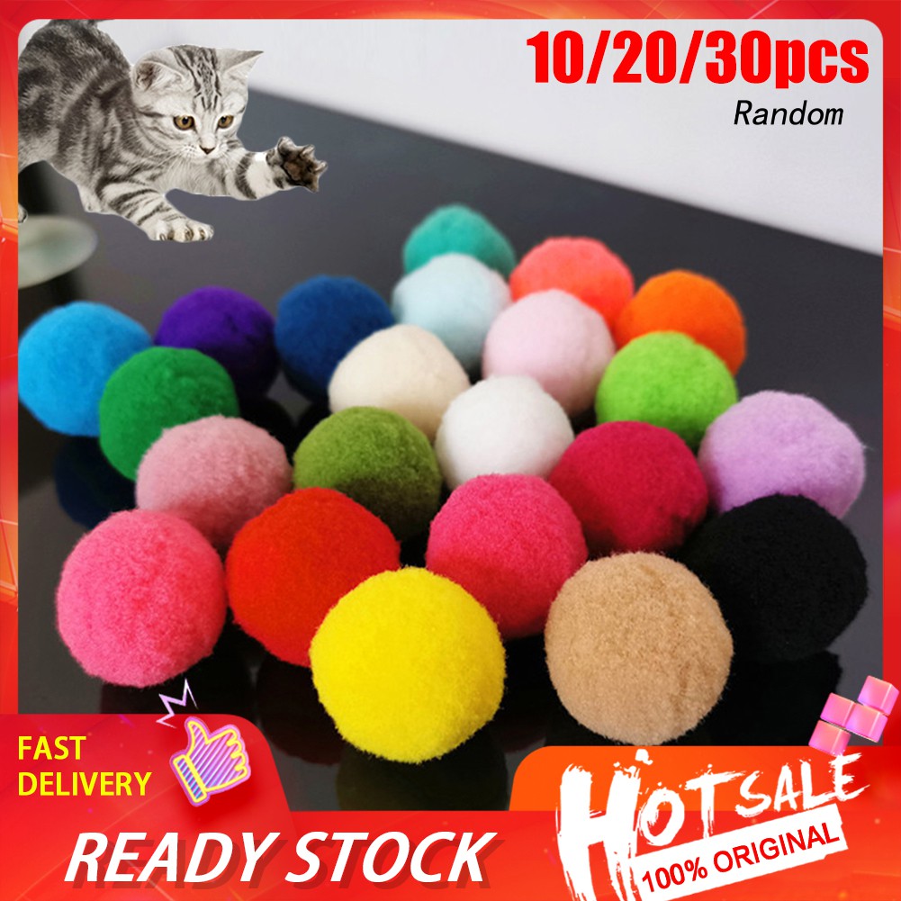 Set 10 / 20 / 30 Quả Bóng Đồ Chơi Cho Mèo Cưng