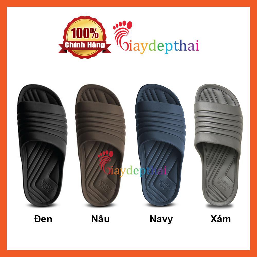 Dép nam đúc nguyên khối cao su mềm Thái Lan Rubber Soul Flex