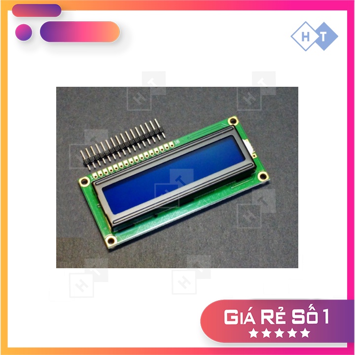 Màn hình vi điều khiển LCD1605 5V với đèn nền màu xanh chữ trắng DIY