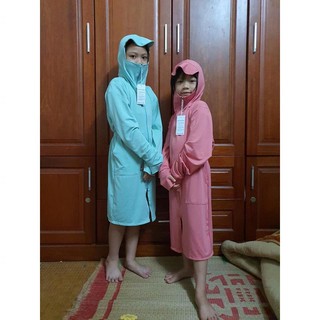 Áo choàng nắng thông hơi cho bé