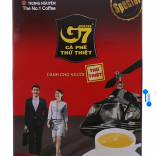 Cà phê sữa G7 3 in 1 hộp 336g gồm 21 gói