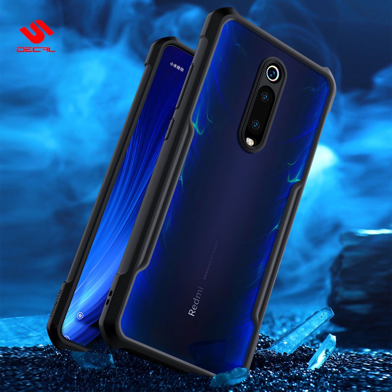 Ốp lưng XUNDD Redmi K20 / K20 Pro / Mi 9T / Mi 9T Pro, Mặt lưng trong suốt, Viền TPU, Chống sốc