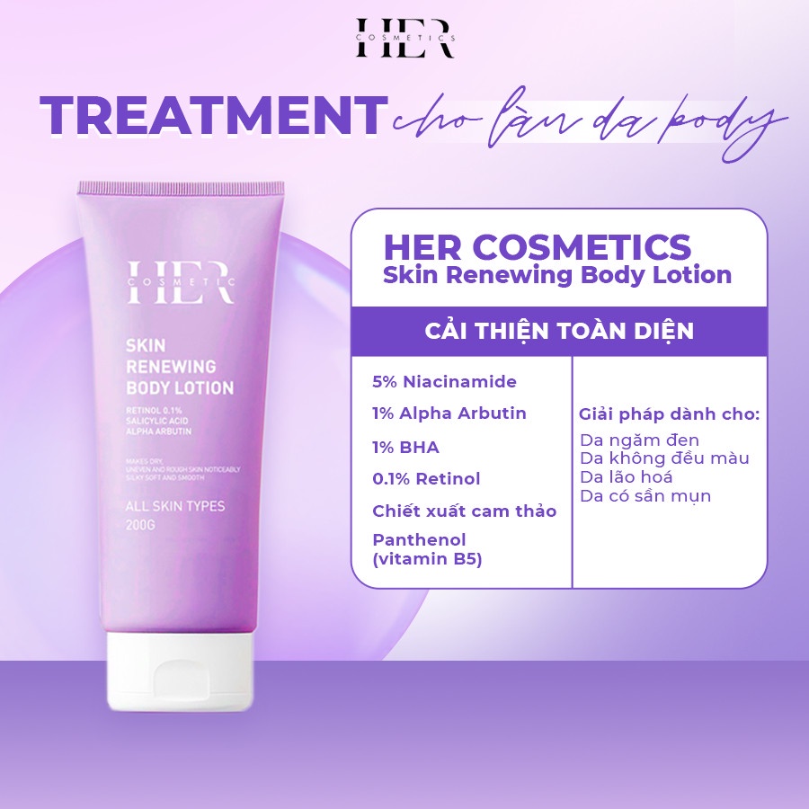 Combo Kem Skin Renewing Body Lotion & Tone Up Dạng Tuýp