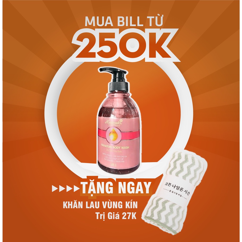 Sữa tắm trắng nước hoa Hanayuki Body Wash  - Hanayuki Vietnam Chính Hãng