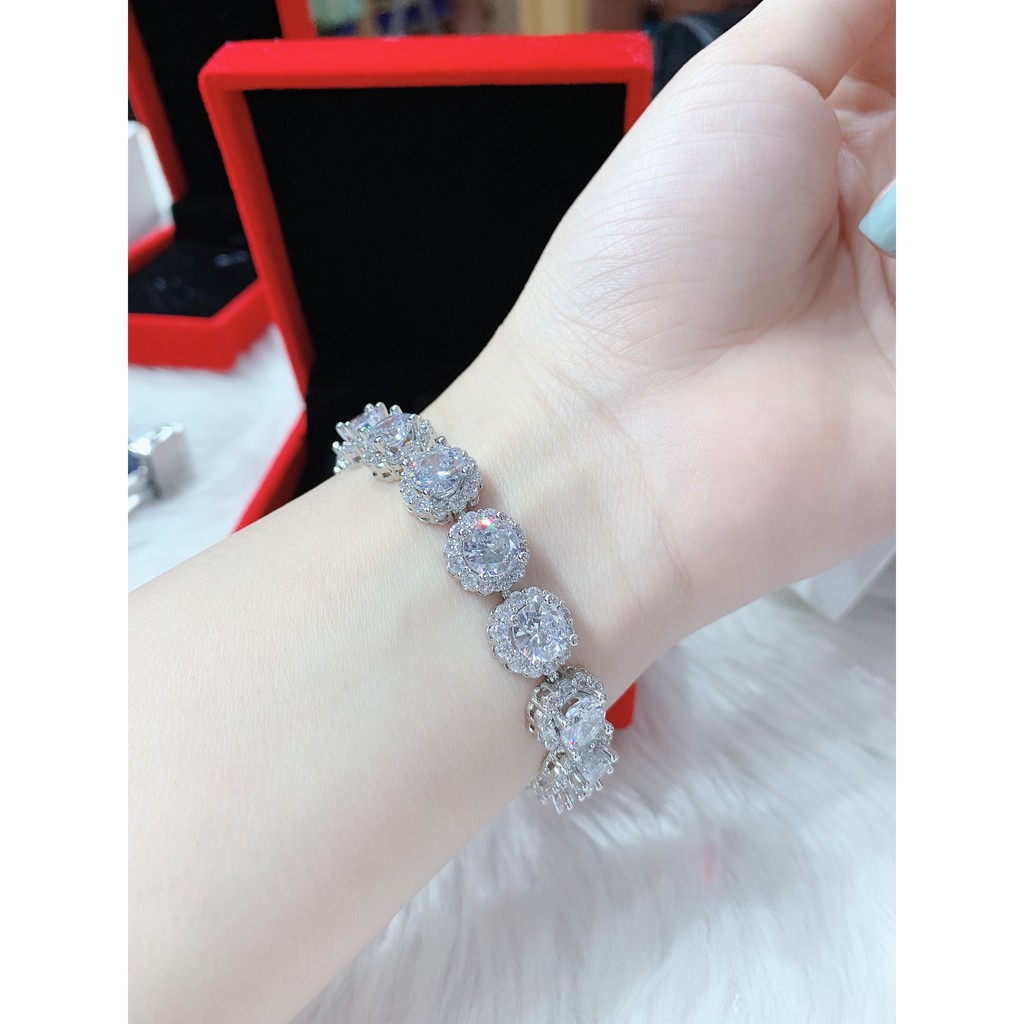 Lắc tay full xoàn đá siêu sáng , lắc tay cao cấp giá rẻ lt97 | BigBuy360 - bigbuy360.vn
