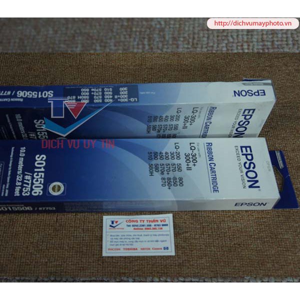 Băng mực hãng máy in hóa đơn Epson LQ 300 + II