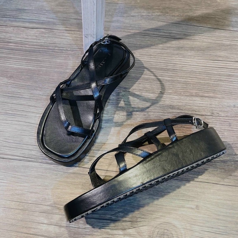 SANDAL ĐẾ BÁNH MÌ 3CM QUAI XỎ NGÓN