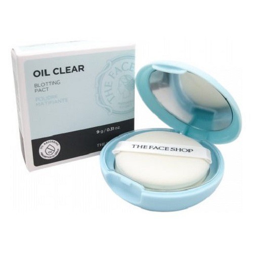 Phấn Phủ Kiềm Dầu Oil Clear Blotting Pact Poudre Matifiante 9g